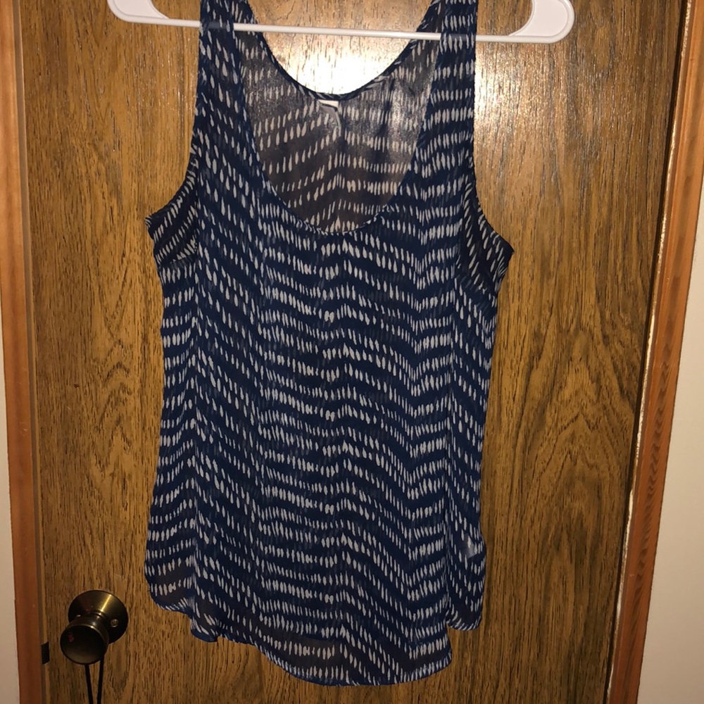 Size large Old Navy navy blue tank